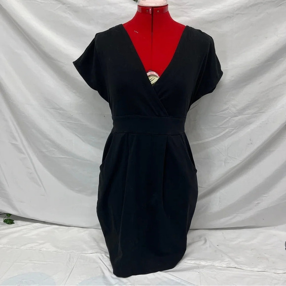 Pure Alfred sung midi black wasit belt dress - Picture 1 of 13